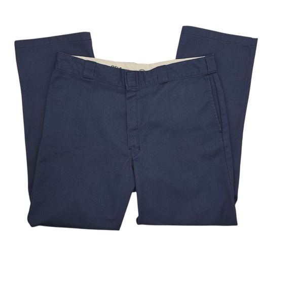 Vintage Dickies 874 Original Fit Men's Navy Work Pants *Measurements In Pics* - Picture 1 of 14
